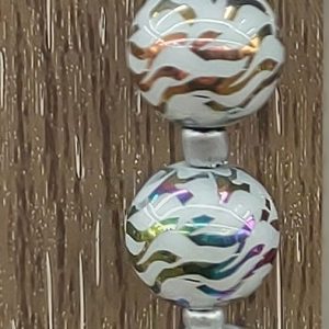 white gold hat chain